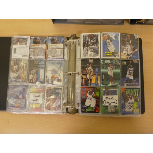 287 - Four albums of basketball collectors cards, approx. 1000  (no further images will be available)