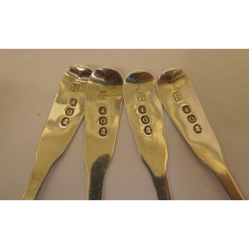 306 - Silver items: to include 19thC condiments spoons  mixed marks 