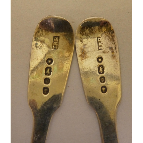 306 - Silver items: to include 19thC condiments spoons  mixed marks 