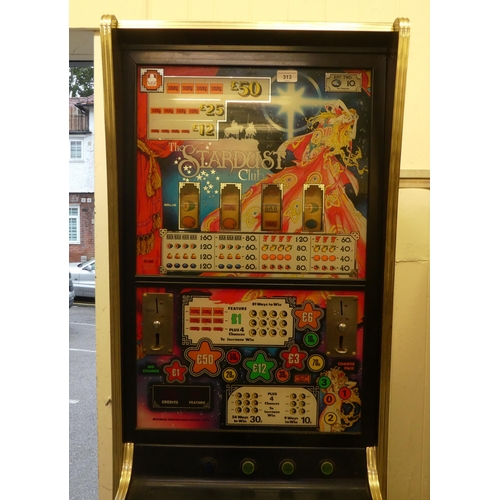 313 - A vintage 'The Starburst Club' electronic fruit machine by Kossway Automations Ltd  74