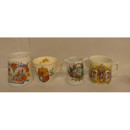 40 - Royal Commemorative china: to include a George V Silver Jubilee mug