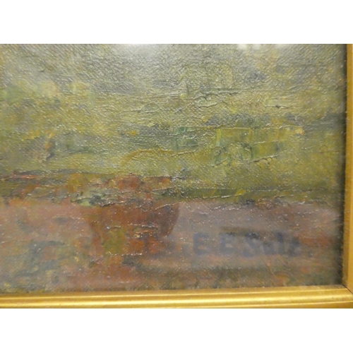 57 - Two works by EE Sale - two dissimilar landscapes  oil on canvas  bearing a signature &... 