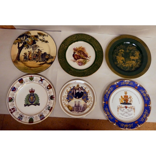 82 - Decorative ceramics: to include a Meissen porcelain plate with floral decoration  10