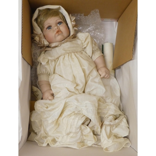 94 - Collector's Limited Edition porcelain and other dolls  all approx. 15