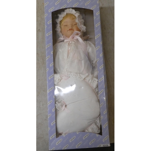 94 - Collector's Limited Edition porcelain and other dolls  all approx. 15