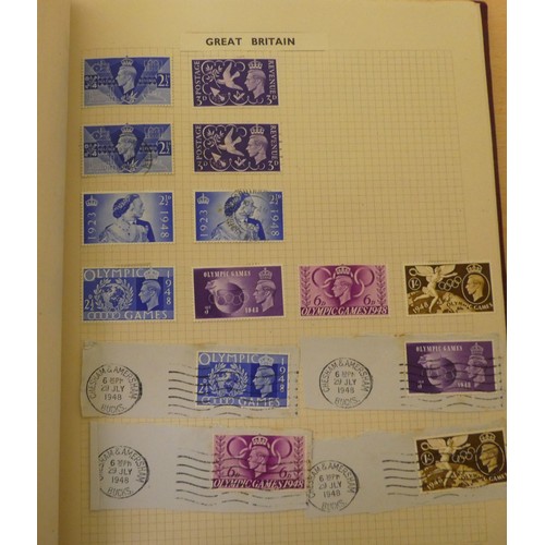 261 - Uncollated postage stamps, loose and in albums: to include Queen Elizabeth II period