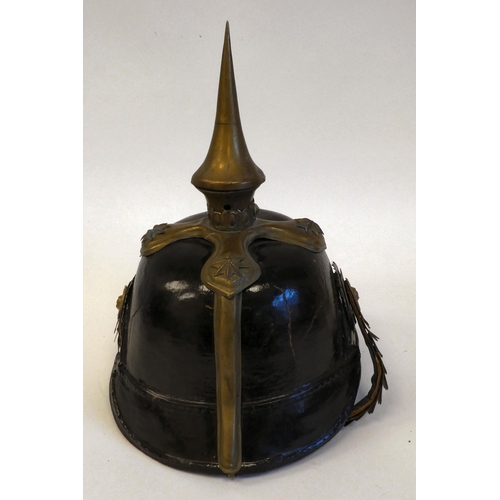 113 - A late 19thC design Prussian officer's pickelhaube(Please Note: this lot is subject to the statement... 