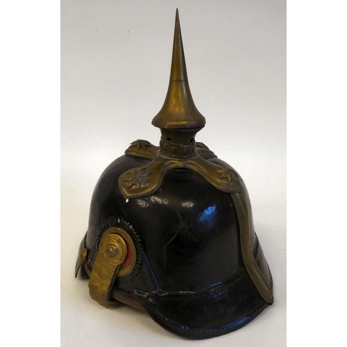 113 - A late 19thC design Prussian officer's pickelhaube(Please Note: this lot is subject to the statement... 