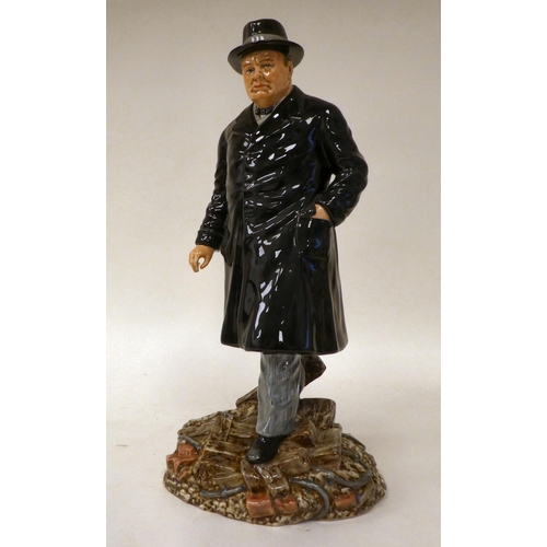 142 - A Royal Doulton china figure 'Winston S Churchill'  Limited Edition 1106/5000  13