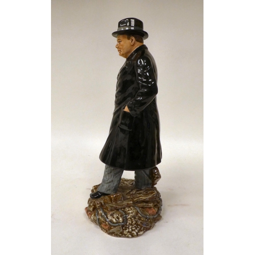 142 - A Royal Doulton china figure 'Winston S Churchill'  Limited Edition 1106/5000  13