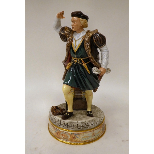 153 - A Royal Doulton china figure 'Christopher Columbus'  HN3392  Limited Edition 1255/1492&nbs... 