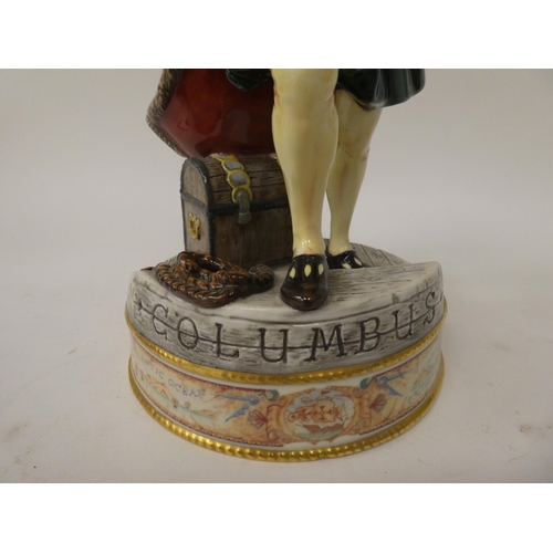 153 - A Royal Doulton china figure 'Christopher Columbus'  HN3392  Limited Edition 1255/1492&nbs... 