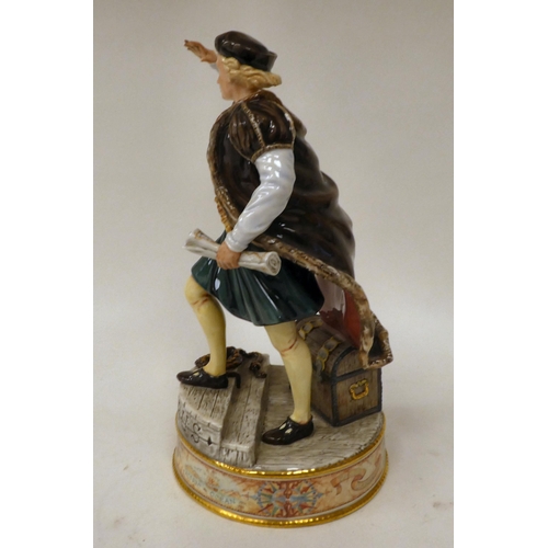 153 - A Royal Doulton china figure 'Christopher Columbus'  HN3392  Limited Edition 1255/1492&nbs... 