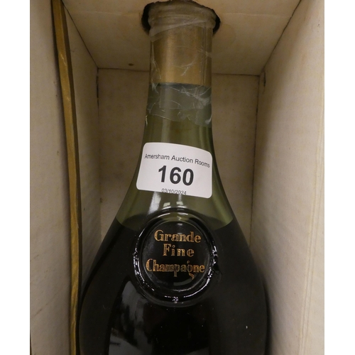 160 - A Bisquit 45yr old bottle of Cognac  boxed