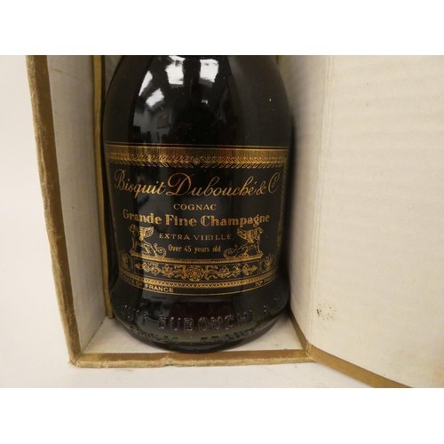 160 - A Bisquit 45yr old bottle of Cognac  boxed