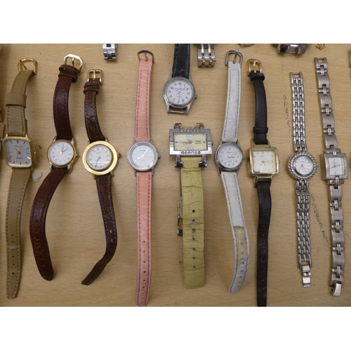 172 - Variously cased and strapped ladies wristwatches