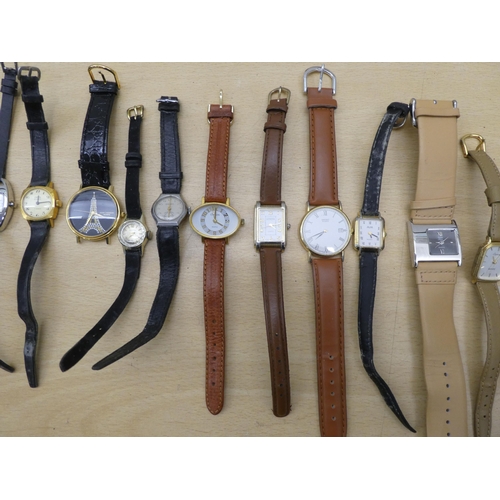 172 - Variously cased and strapped ladies wristwatches