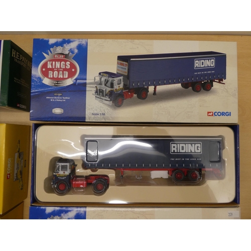 229 - Five Corgi diecast Haulage model vehicles: to include a No.CC13721  boxed