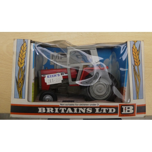 246 - Six Britains diecast model tractors: to include a No.9494 Landini  boxed