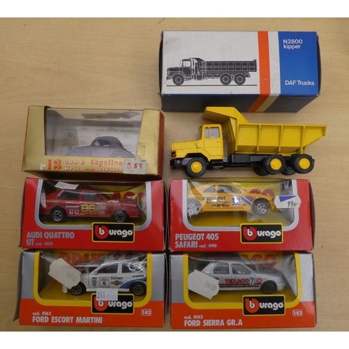 251 - Diecast model vehicles: to include a Burago Ford Sierra  boxed