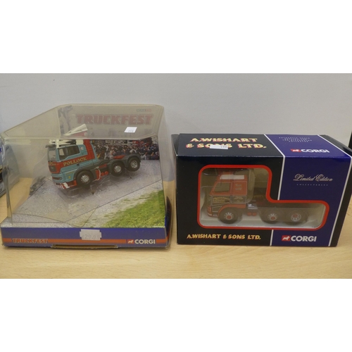 261 - Corgi diecast model vehicles: to include a No.72004 Jean Richard Circus Van  boxed