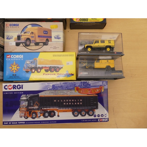 264 - Corgi diecast model vehicles: to include a No.CC14119 DAF Bulk Tipper  boxed