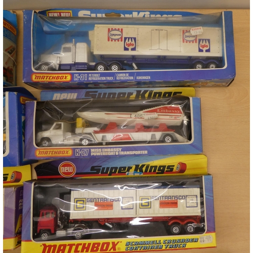 265 - Matchbox diecast model vehicles: to include a Super Kings K-27 Miss Embassy  boxed