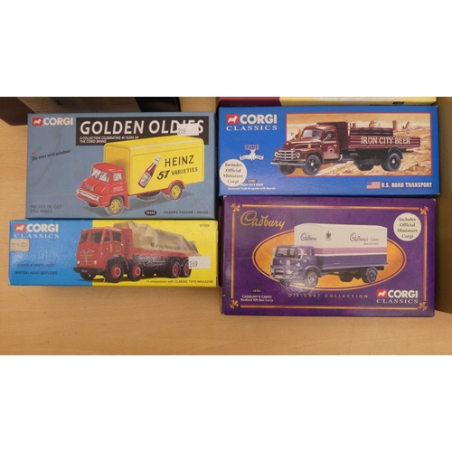 269 - Corgi diecast model vehicles: to include a 71403 Truck  boxed