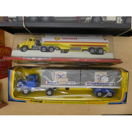 276 - Diecast model vehicles: to include a Tekno Scania Lorry  boxed