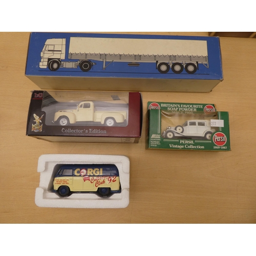 277 - Diecast model vehicles: to include a Burago Alpine A110  boxed