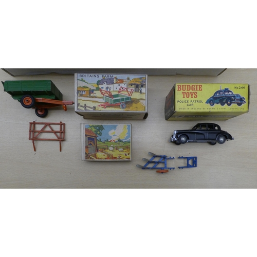 281 - Diecast model vehicles: to include a Budgie No.246 Police Patrol Car  boxed