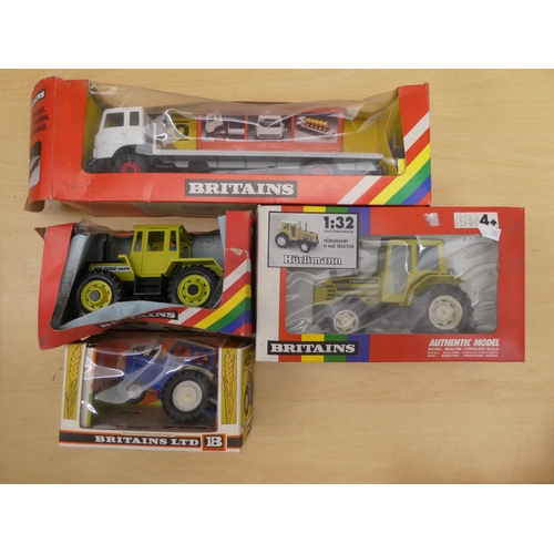 282 - Britains diecast model vehicles: to include a No.9527 Tractor  boxed