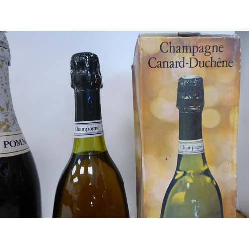 73 - Four bottles of sparkling wine: to include a Bulmers Pomagne; and a Charles VII Brut Canard Duchine ... 