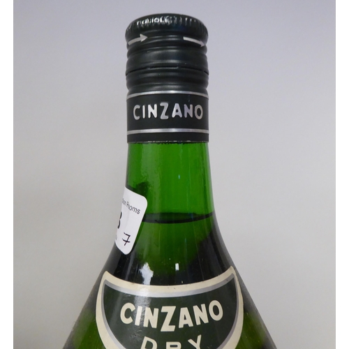 78 - Seven bottles of Vermouth and Martini: to include Cinzano  1.5ltr; and a Riccadonna  75cl