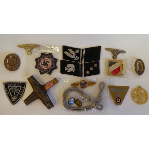 84 - World War II German military collectables, some copies: to include badges(Please Note: this lot is s... 