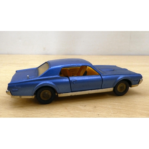 212 - Four Dinky diecast model vehicles: to include a No.174 Ford Mercury Cougar