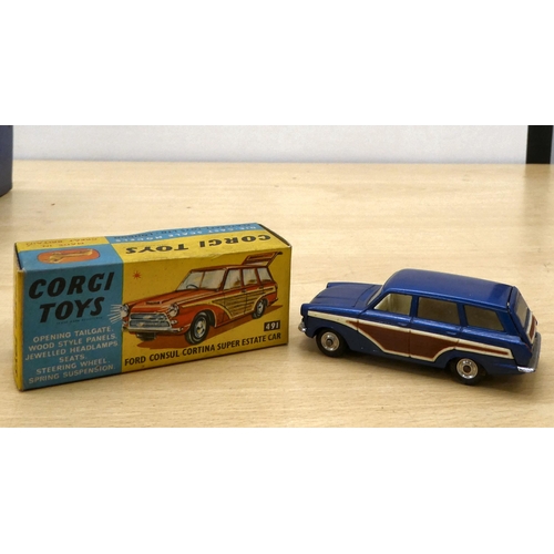 217 - Dinky and Corgi diecast model vehicles: to include a No.393 Mercedes Benz 350SL  boxed