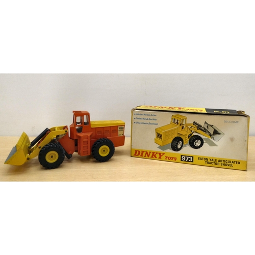 219 - Four Dinky diecast model vehicles: to include a No.980 Coles Hydra Truck  boxed