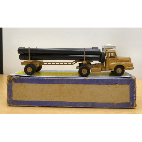 220 - Three Dinky diecast model vehicles: to include a No.948 Tractor-Trailer Mclean  boxed