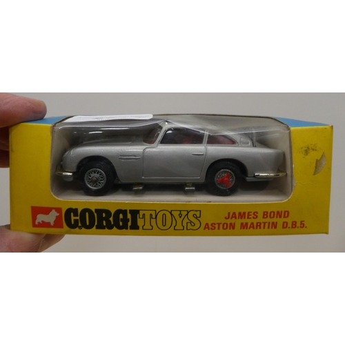 231 - Two Corgi diecast model vehicles, viz. a No.391 James Bond Ford Mustang and a No.270 James Bond Asto... 