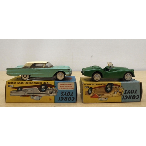 236 - Six Corgi diecast model vehicles: to include a No.218 Aston Martin