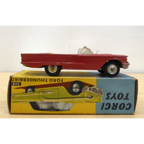 237 - Five Corgi diecast model vehicles: to include a No.394 Whizzwheels Datsun 2402  boxed