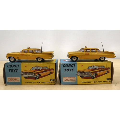 270 - Seven Corgi diecast model vehicles: to include a No.302 Hillman Hunter  boxed