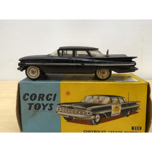 270 - Seven Corgi diecast model vehicles: to include a No.302 Hillman Hunter  boxed