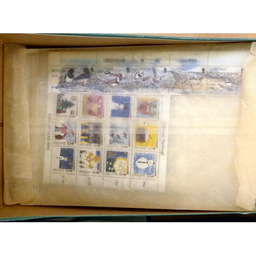 105 - Uncollated postage stamps; First Day Covers; and Presentation packs