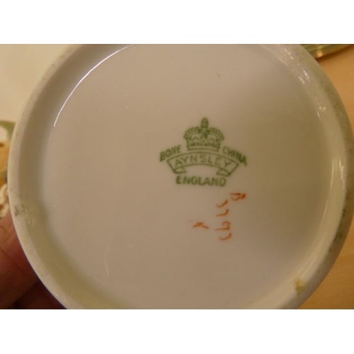 120 - Ceramics: to include an Art Deco Aynsley china tea set