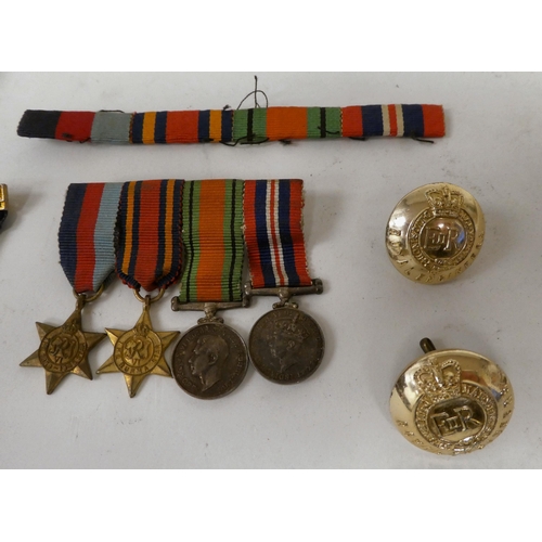 67 - World War II medals: to include 'The Burma Star'(Please Note: this lot is subject to the statement m... 