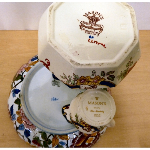 89 - Ceramics: to include a Portmerion china jug, moulded with fruiting vine  12