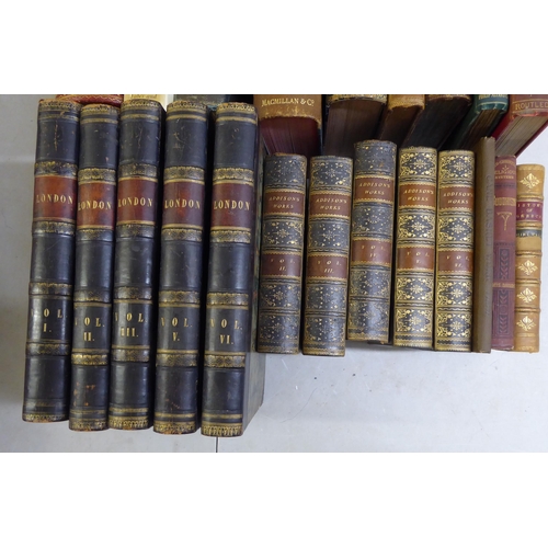 11 - Books, mainly 19thC reference: to include 'London' edited by Charles Knight, dated 1841 in five volu... 