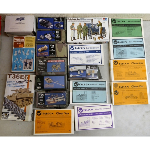 131 - Model conversion upgrade kits and accessories  various scales: to include examples by Verlinden... 